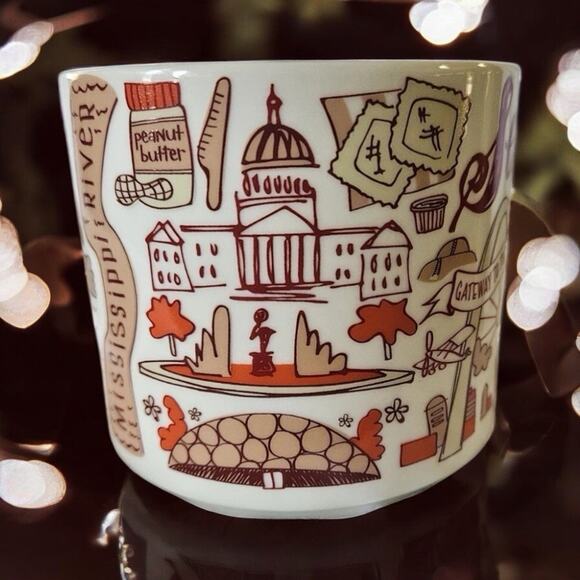 Starbucks St Louis Been There Series Across the Globe 14 oz Coffee Mug EUC - Picture 2 of 5